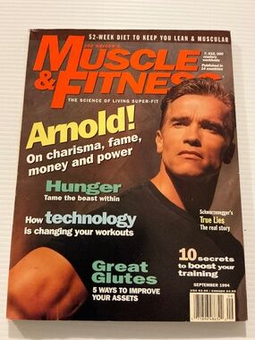 Joe Weider’s Muscle & Fitness Magazine Sept 1994 Arnold Schwarzenegger Cover